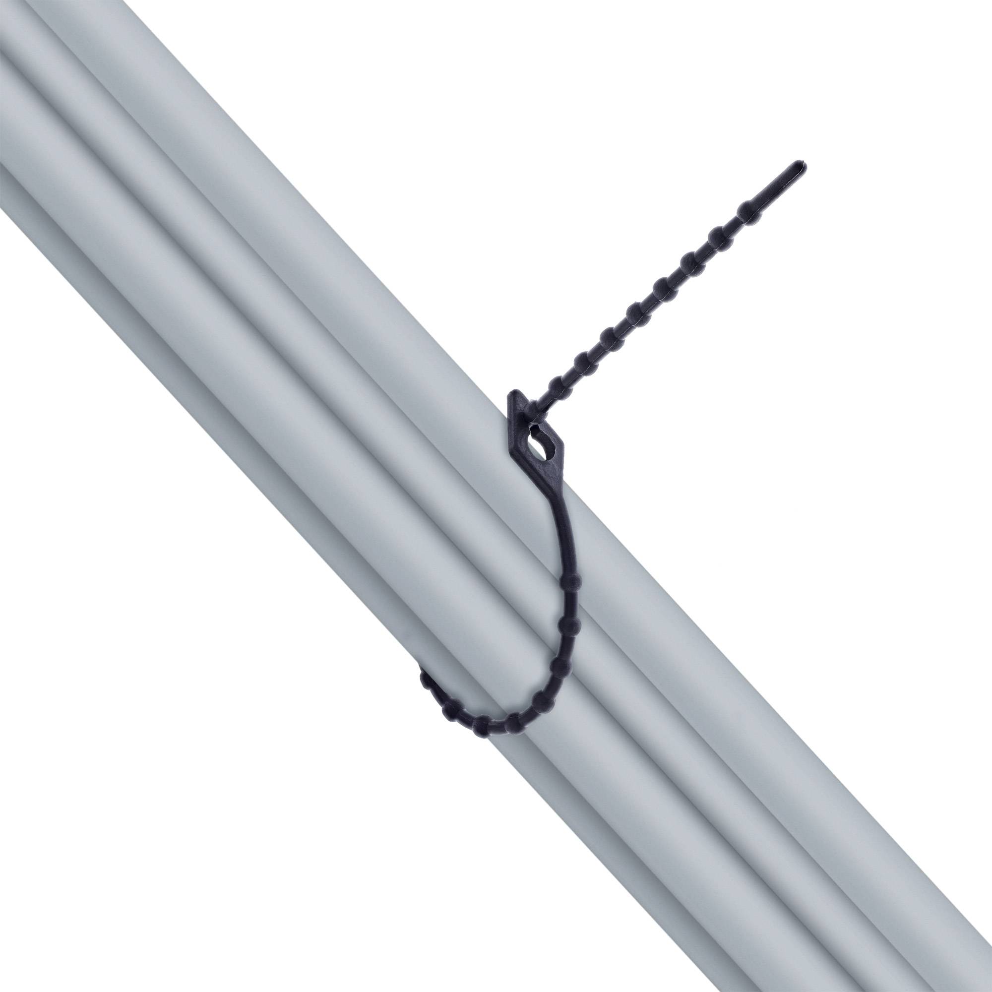 Fascette fermacavi InLine fascette sferiche nere - lunghezza 100 mm - 100 pezzi-3