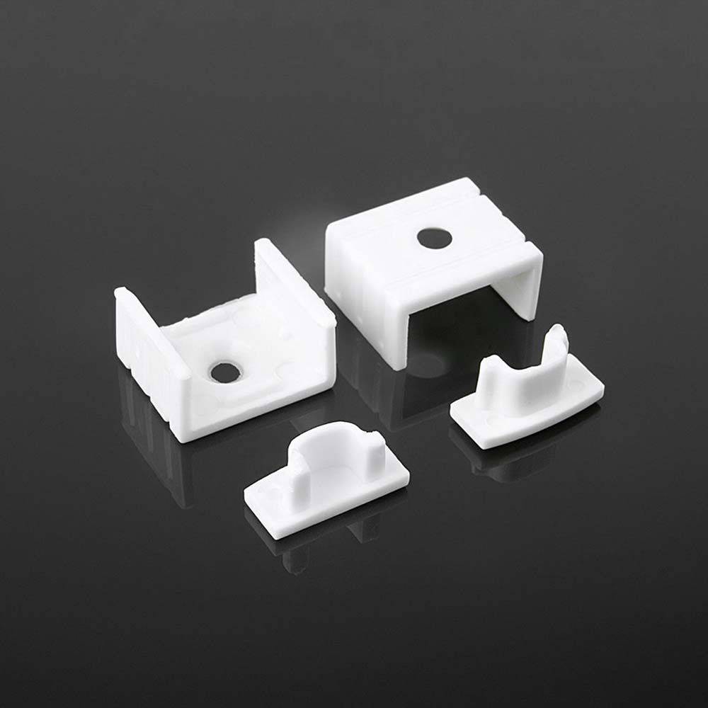 V-TAC Profilo Lineare Strip LED L:15.7mm Silver/Copertura Opaca 2000x17.6x6.9mm-2
