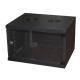 RACK LINK 19'' ARMADIO 6 UNITA' DA MURO PER RETI (A)350x(L)540x(P)450mm ASSEMBLATO COLORE NERO - LK1907UN-0