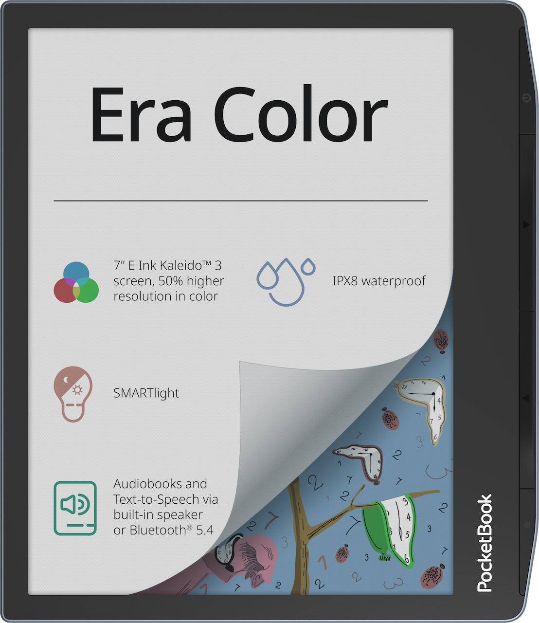 PocketBook Era Color lettore e-book Touch screen 32 GB Wi-Fi Nero, Azzurro-0