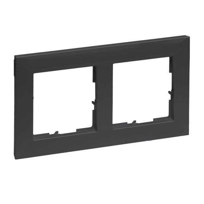 Legrand 765372 Placca copripresa e copri interruttori Nero-0