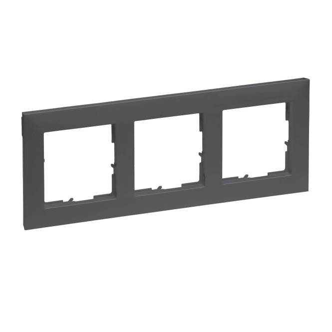 Legrand 765473 Placca copripresa e copri interruttori Antracite