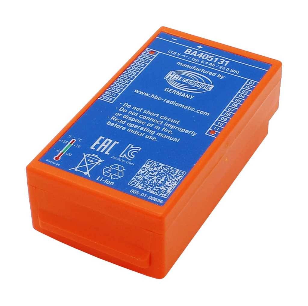 Batteria originale per gru LiIon 3,7 V 6,4 Ah HBC BA405131-3