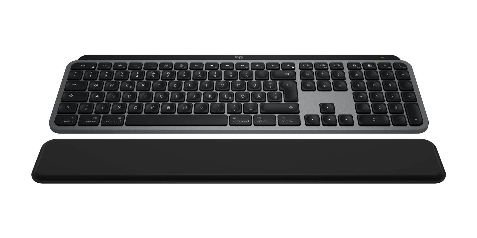 Logitech 920-012840 Senza fili Tastiera Tedesco, QWERTZ Alluminio, Nero-0