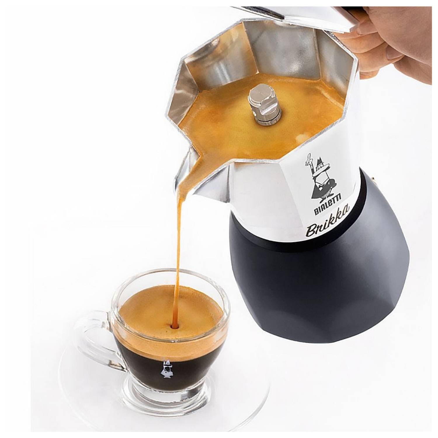 Caffettiera espresso Bialetti New Brikka 2023 4 tazze rossa-1