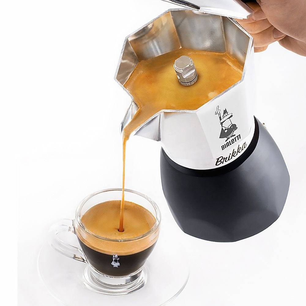 Caffettiera espresso Bialetti New Brikka 2023 4 tazze rossa-4