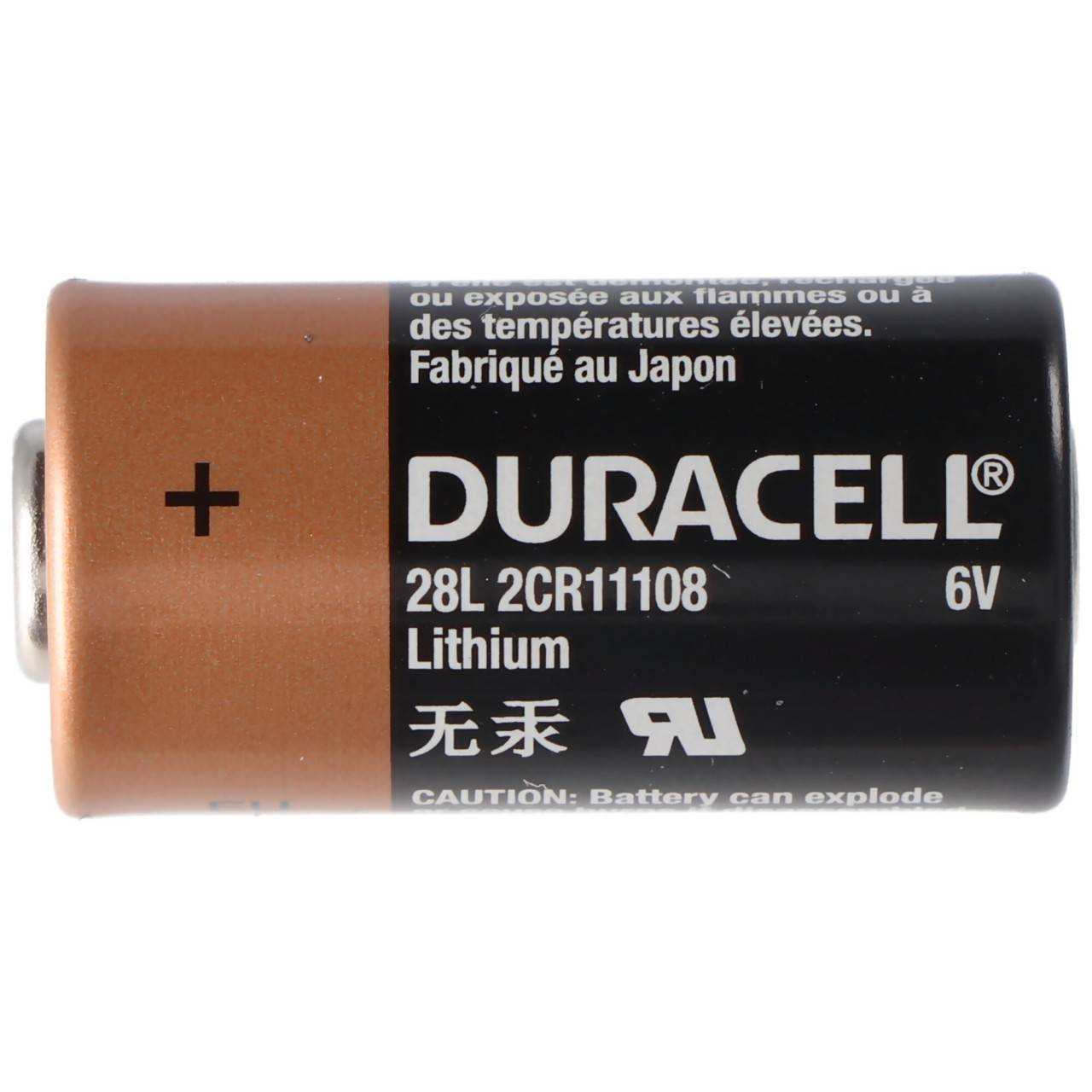 Batteria fotografica Duracell PX28L al litio 6V 150mAh, 2CR11108, 2CR13252, L544-2