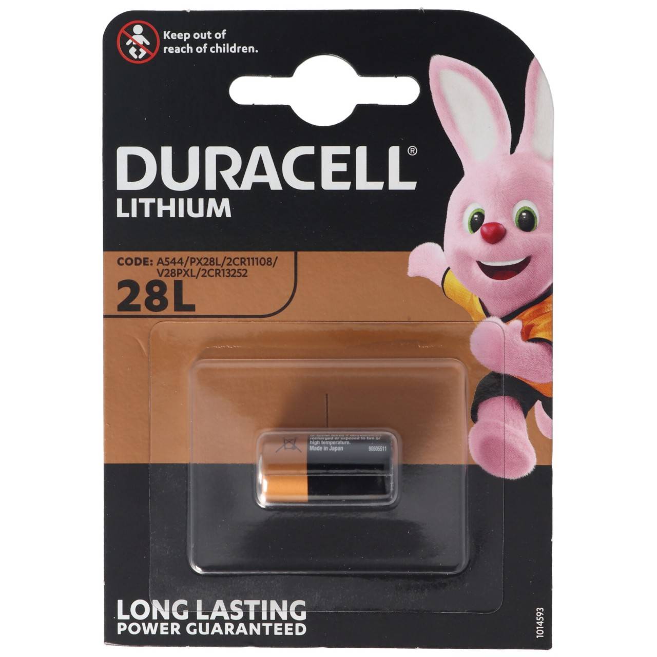 Batteria fotografica Duracell PX28L al litio 6V 150mAh, 2CR11108, 2CR13252, L544-4