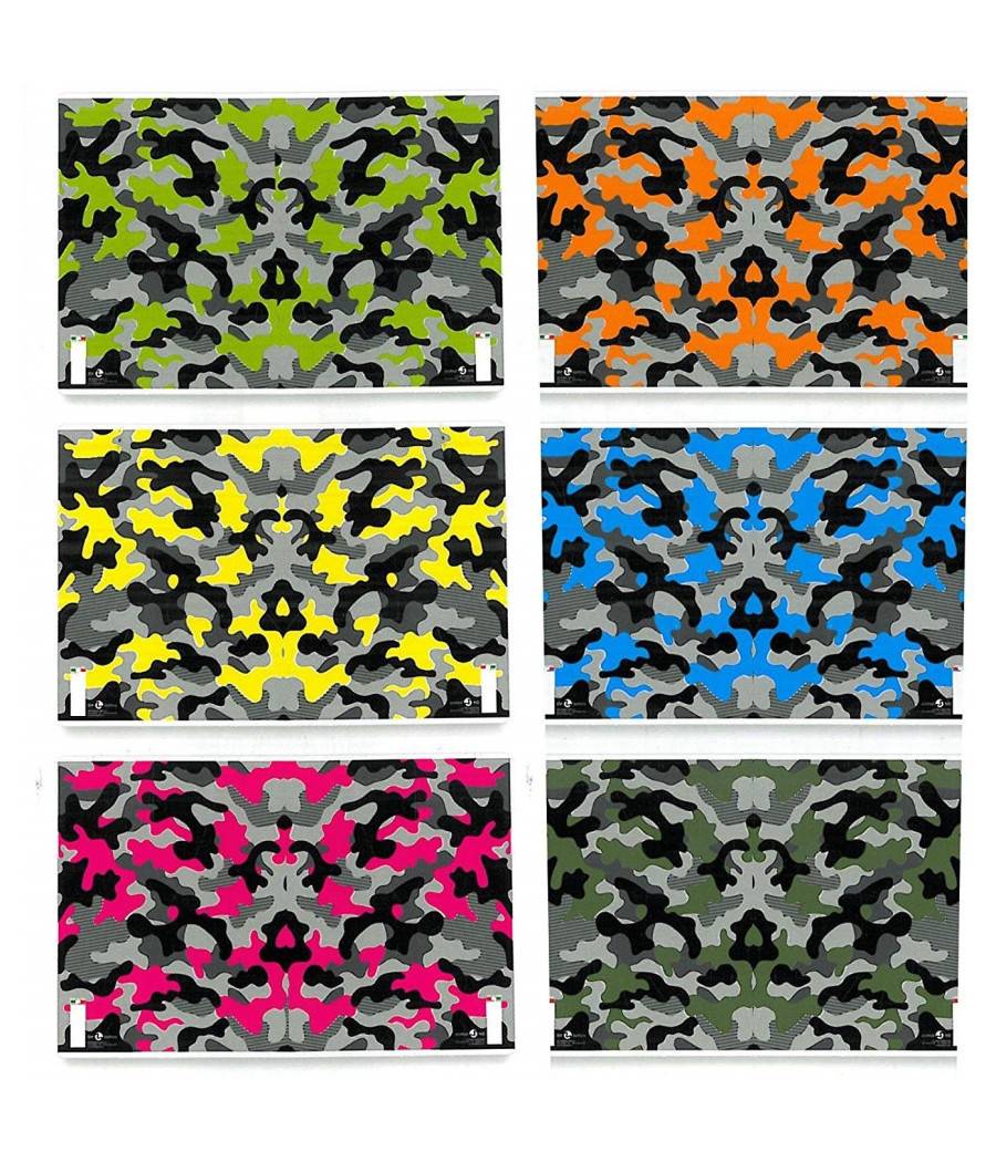 Set 4 Pezzi Quaderni Quaderno Maxi A4 Quadri 80g Quadretti 5mm Medie Superiori --0