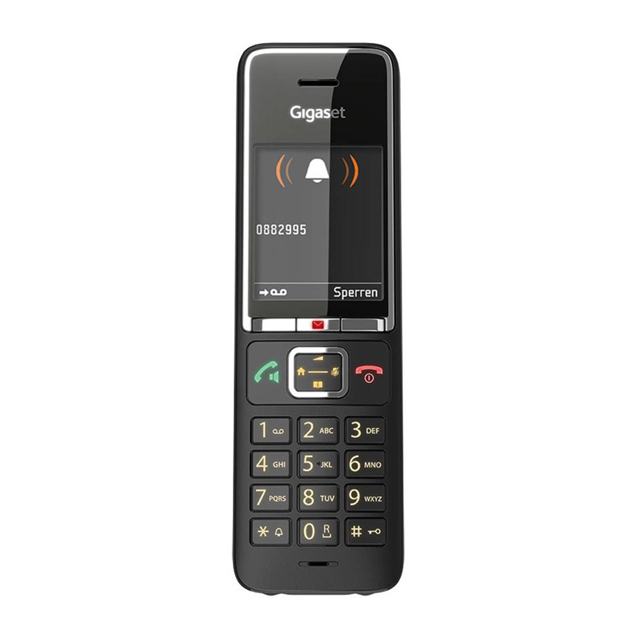 Gigaset COMFORT 550. Typ: Analoges Telefon, Hörertyp: Kabelloses Mobilteil. Freisprecheinrichtung, Telefonbuch Kapazität-1