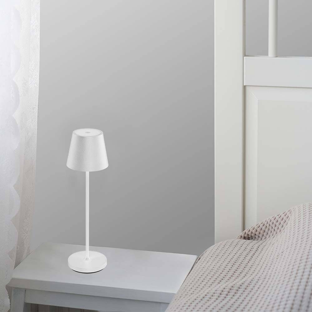 V-TAC Lampada LED da Tavolo 1.5W Bianco, Ricarica Wireless, Touch Dimmerabile 3000K IP54-2