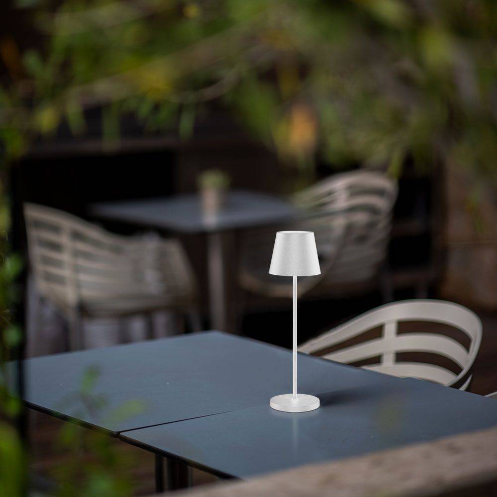 V-TAC Lampada LED da Tavolo 1.5W Bianco, Ricarica Wireless, Touch Dimmerabile 3000K IP54-3
