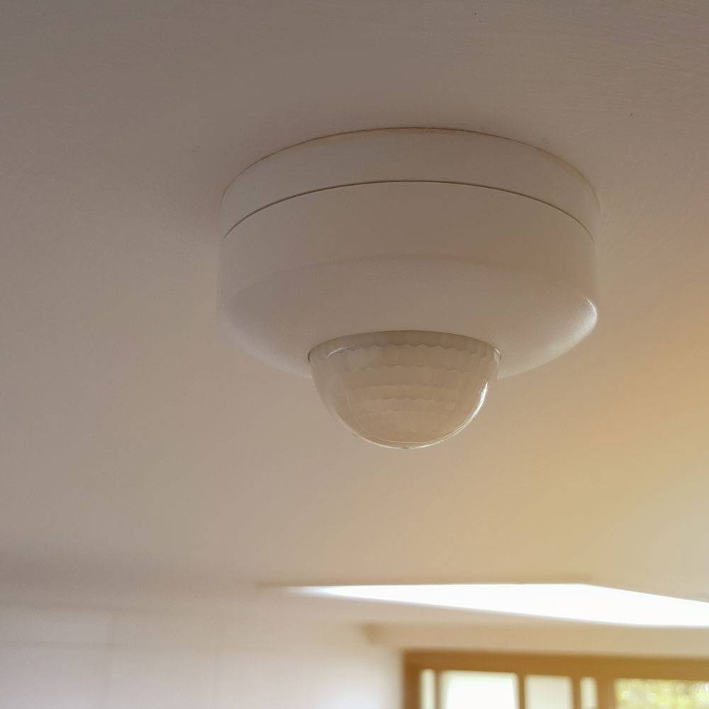 V-TAC Sensore Movimento Infrarossi 360° a Plafone Bianco (Max 300W) IP20-2