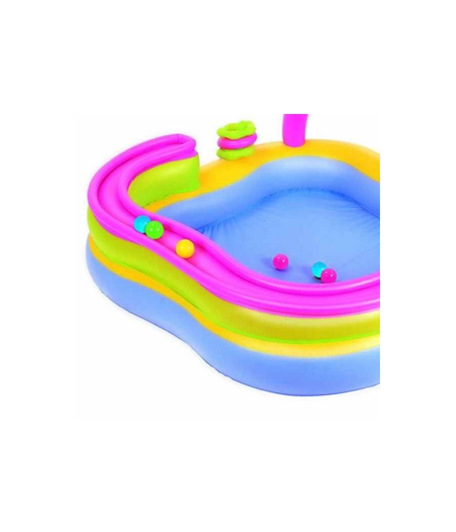 Piscina Gonfiabile Play Center Bambini Con Giochi 159 X 159 X 89 Cm Vinile --2