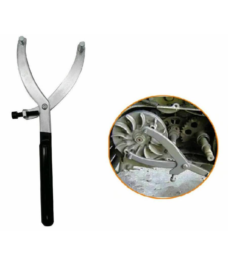 Attrezzo Moto Chiave Blocca Volano Variatore Ventola Puleggia Campana Universale --1