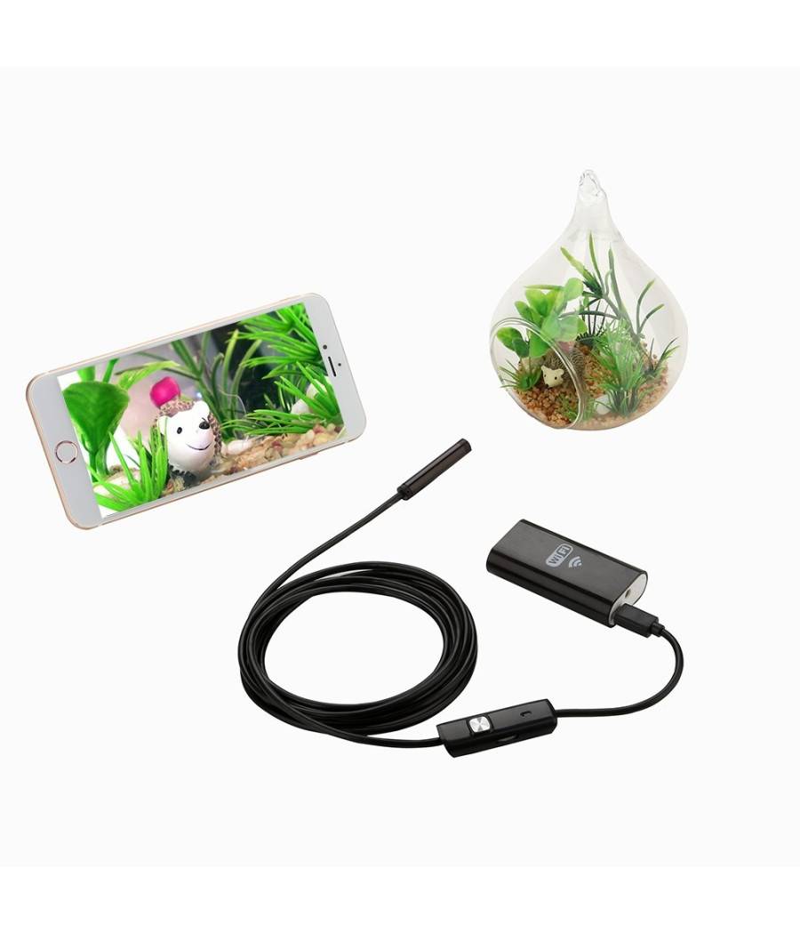 Telecamera Endoscopica Per Ispezione Wifi Per Smartphone 6 Led Mt Ip67 - -5 mt --1