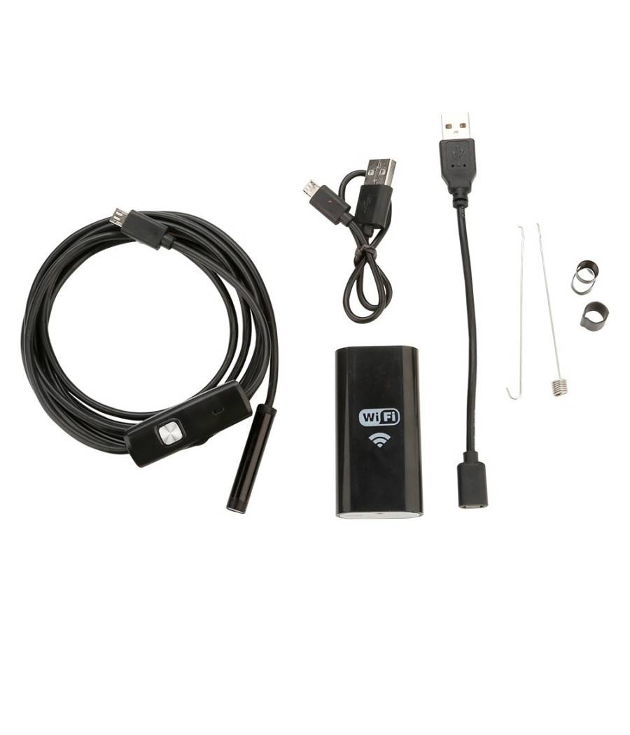 Telecamera Endoscopica Per Ispezione Wifi Per Smartphone 6 Led Mt Ip67 - -5 mt --2