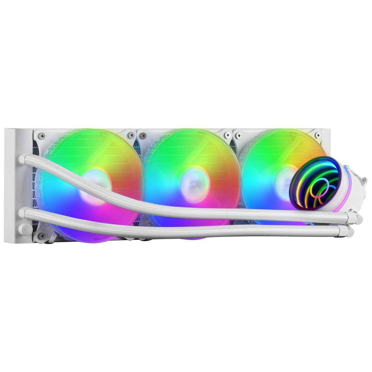 KIT WATERCOOLING AIO MARS GAMING ML-ONE RGB - 360MM (BLANC)-0