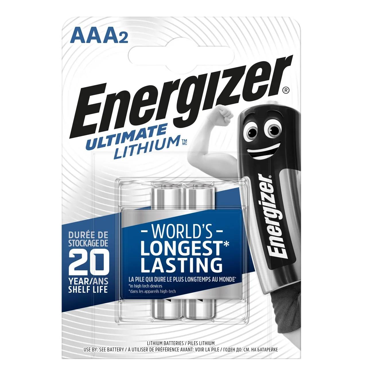 Energizer Ultimate Lithium L92 - Batterie 2 x AAA Typ Lithium/Iron Disulfide 1.5V-0