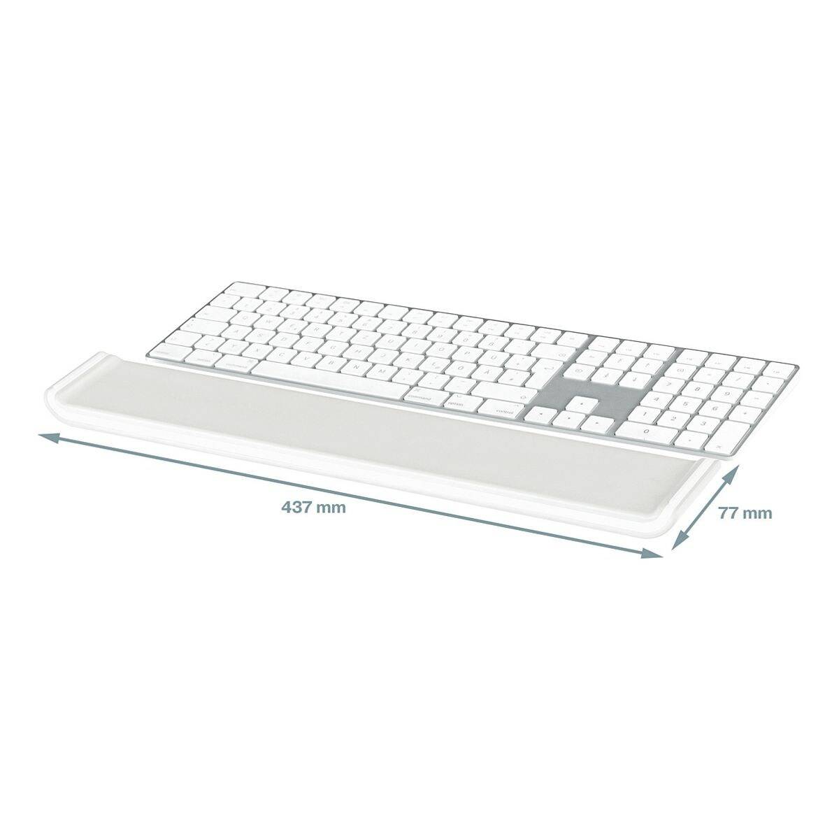 Leitz Ergo Cosy poggiapolso Grigio (Leitz Cosy Adjustable Keyboard Wrist Rest Light Grey) - Versione UK-2