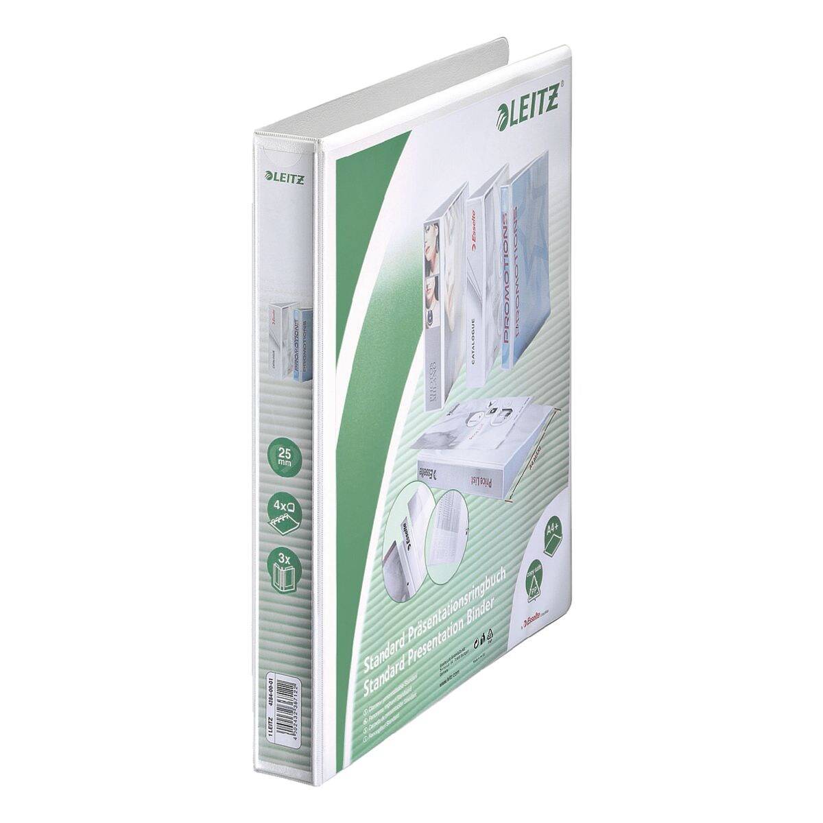 Leitz 42840001 raccoglitore ad anelli A4 Bianco-0