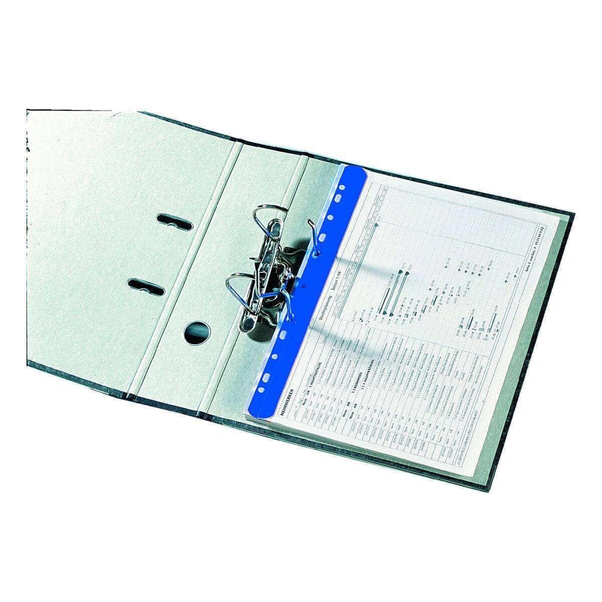 Galles di serraggio Expro con una barra di archiviazione DIN A4 0,3 cm blu-2