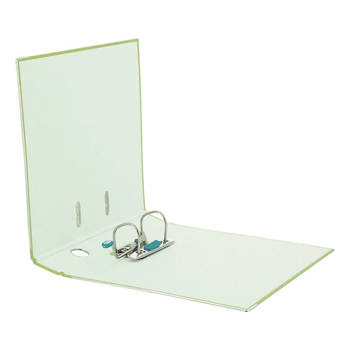 ELBA Ordner smart PP-Papier, Rückenbreite: 50 mm, hellgrün DIN A4, Einband außen PP - innen Papier, Sichttasche mit (104-2