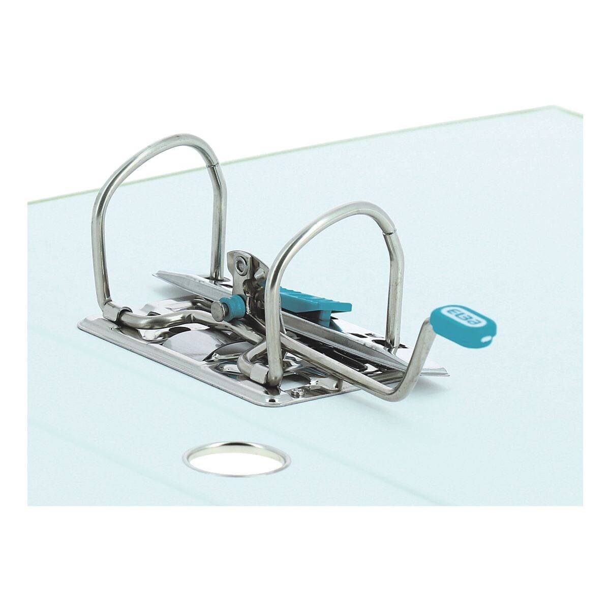 ELBA Ordner smart PP-Papier, Rückenbreite: 50 mm, hellgrün DIN A4, Einband außen PP - innen Papier, Sichttasche mit (104-3