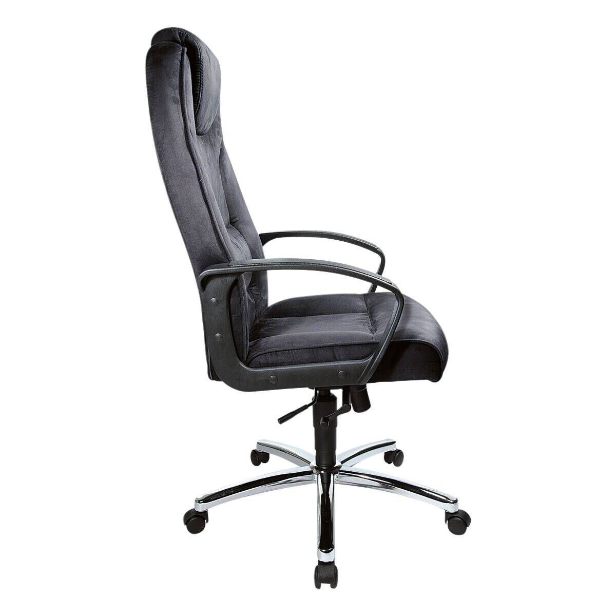 Topstar Chefsessel "Comfort Point 50 Microfaser", chrom Lehne / Sitz aus strapazierfähigem Microfaser, mit Lenden- - 1 S-2