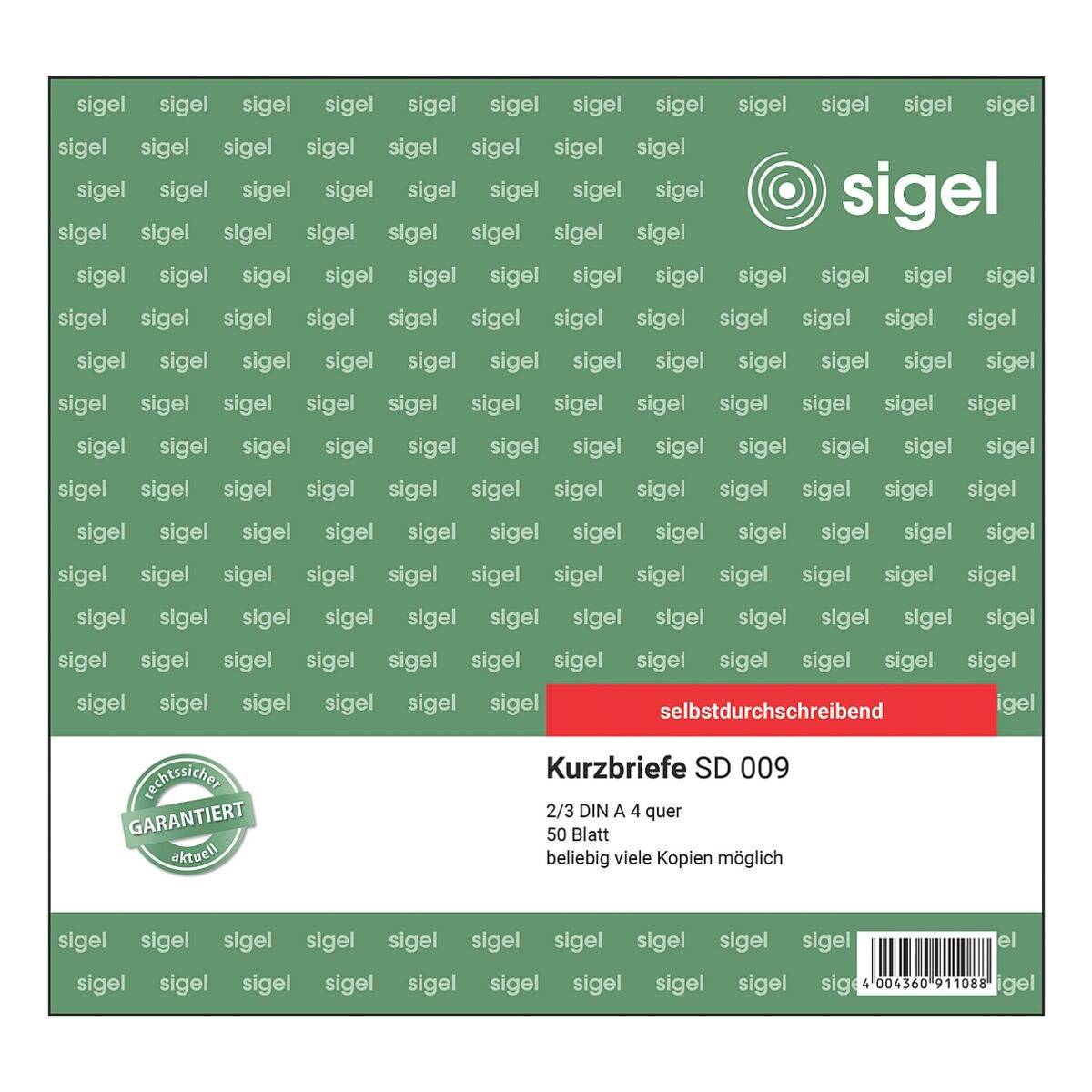 Sigel SD009 Geschäftsformular (SD009)-2