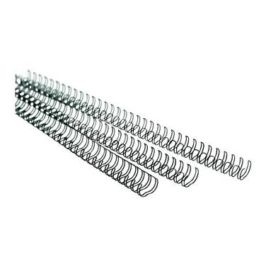 GBC Spirali metalliche WireBind argento 14 mm (100)