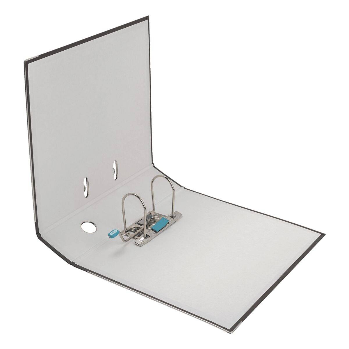 ELBA Ordner smart PP-Papier, Rückenbreite: 80 mm, braun DIN A4, Einband außen PP - innen Papier, Sichttasche mit (10456-3