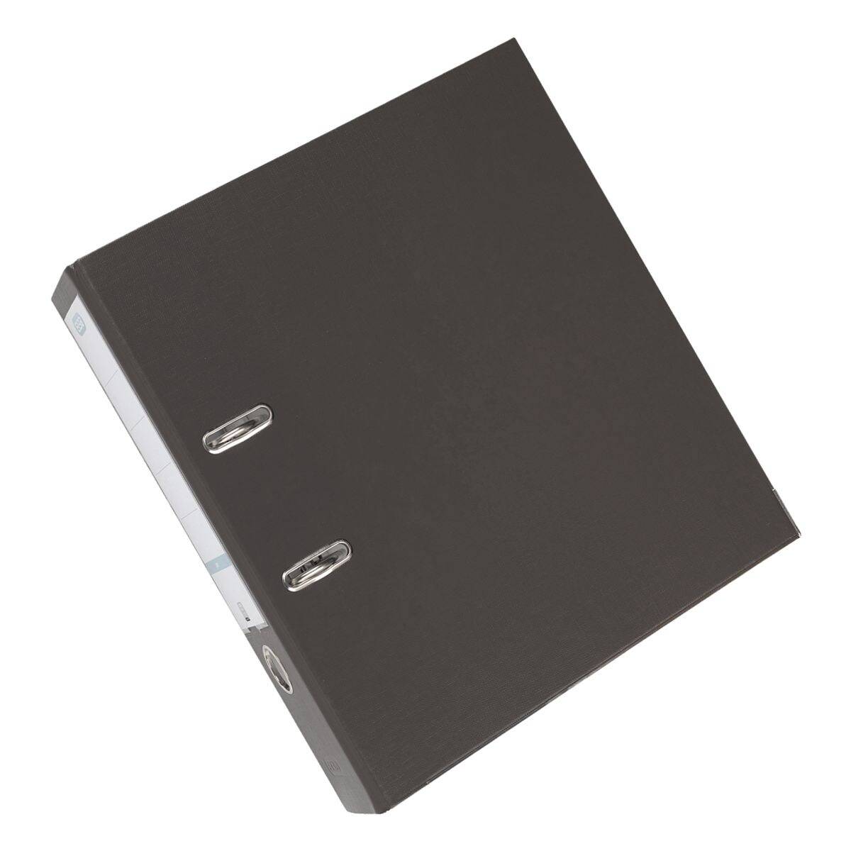 ELBA Ordner smart PP-Papier, Rückenbreite: 80 mm, braun DIN A4, Einband außen PP - innen Papier, Sichttasche mit (10456-4