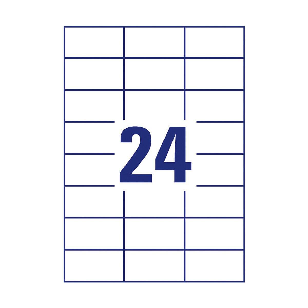 Etichette resistenti alle intemperie AVERY Zweckform 70,0 x 37,0 mm bianche-1