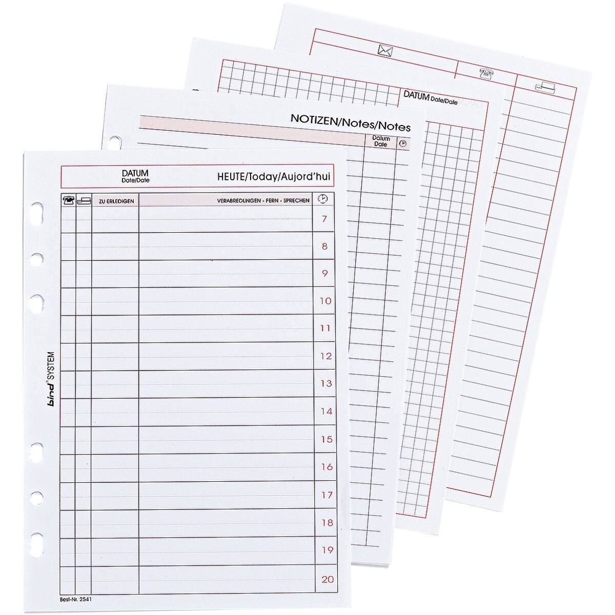 agenda appuntamenti bind Bind Systempl.A5 Sw Pelle Rv-4