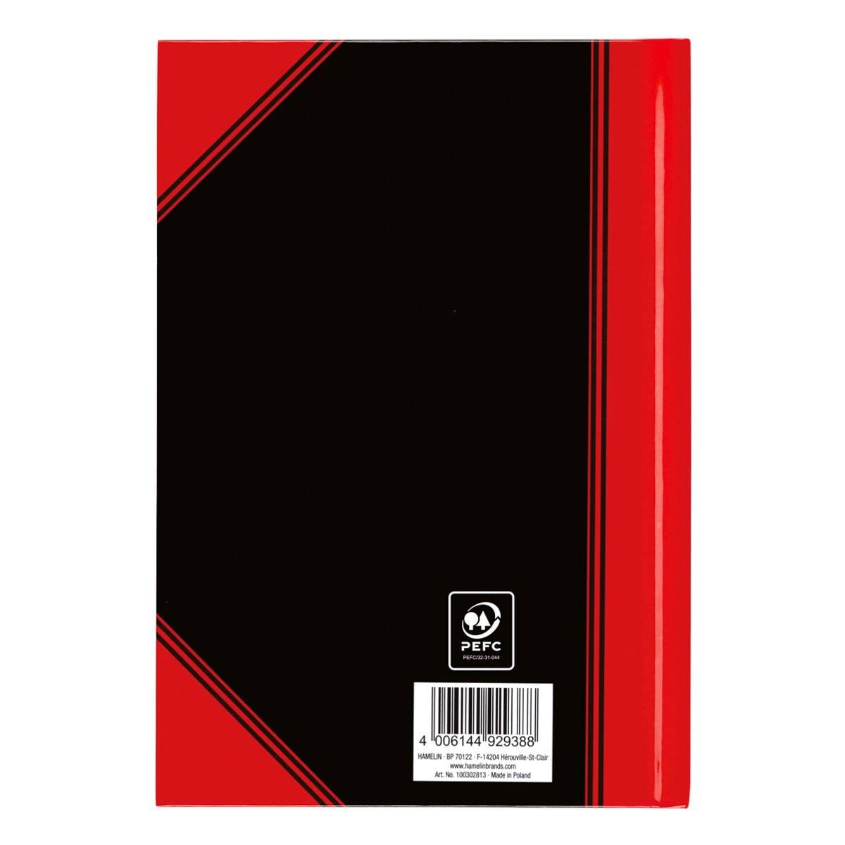 Quaderno Bantex Quaderno cinese A5 bianco DIN A5 bianco nero/rosso-1