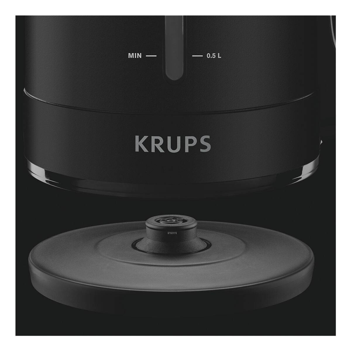 Krups Wasserkocher Pro Aroma Schwarz Bollitore Nero Capacità effettiva: 1.6 l-2