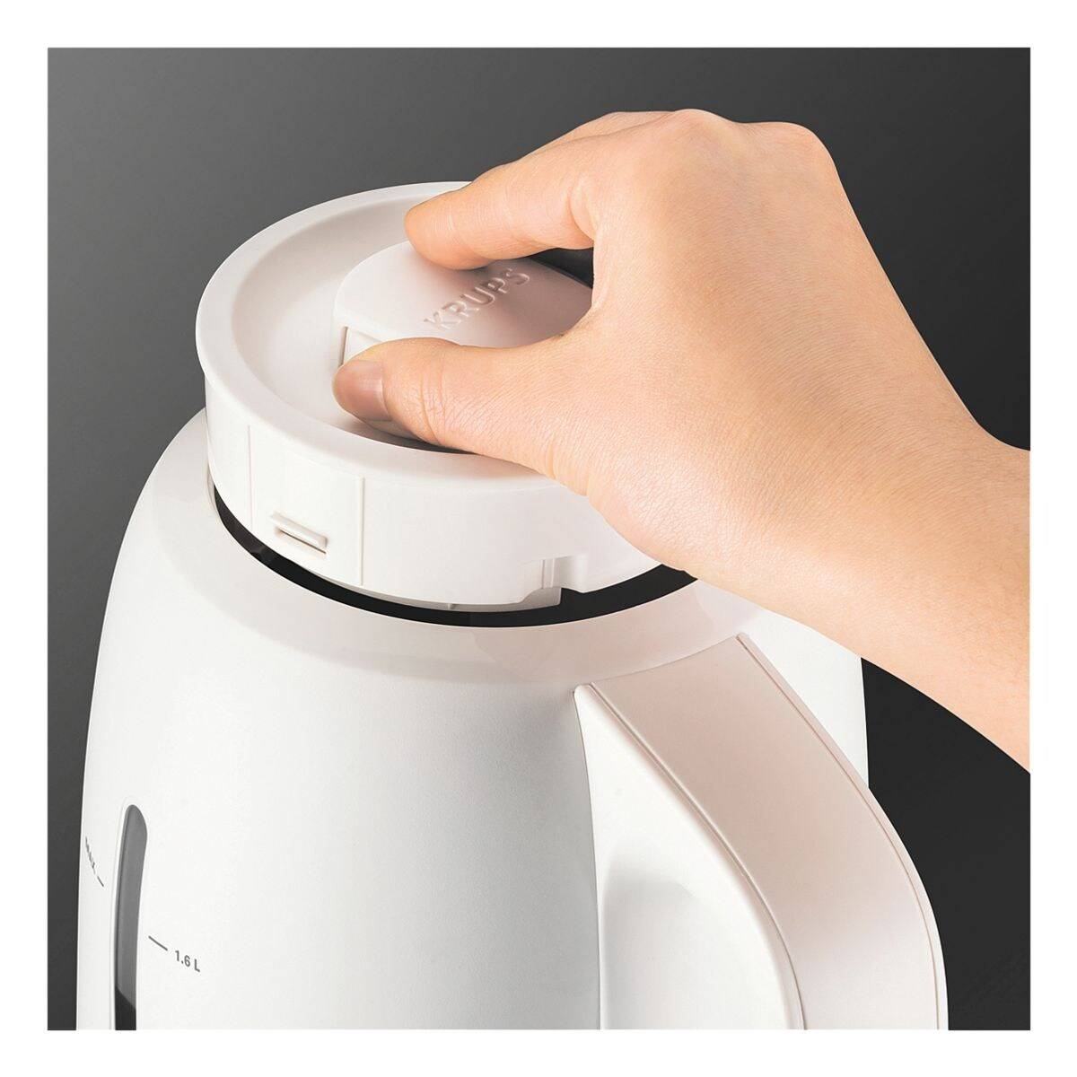 Krups BW2441 Pro Aroma Wasserkocher 1,6 Liter Weiß (BW2441)-4