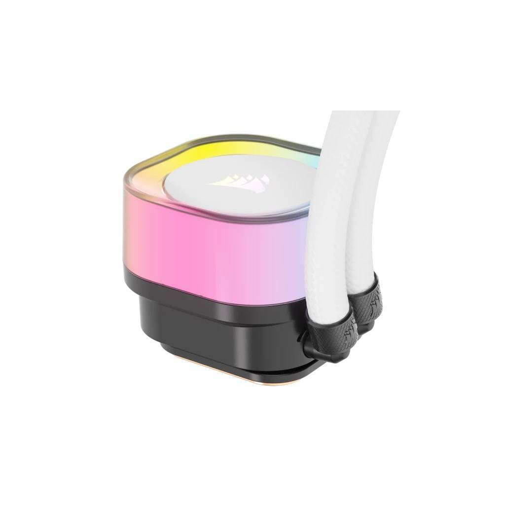 Corsair H100I Processore Raffreddatore ibrido 12 cm Bianco (Corsair iCUE Link H100i RGB Liquid CPU)-11