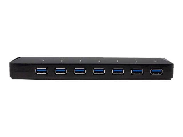 StarTech.com Hub USB 3.0 a 7 Porte con Porte di Ricarica Dedicate - 2 Porte x 2,4 Amp (ST93007U2C)-1