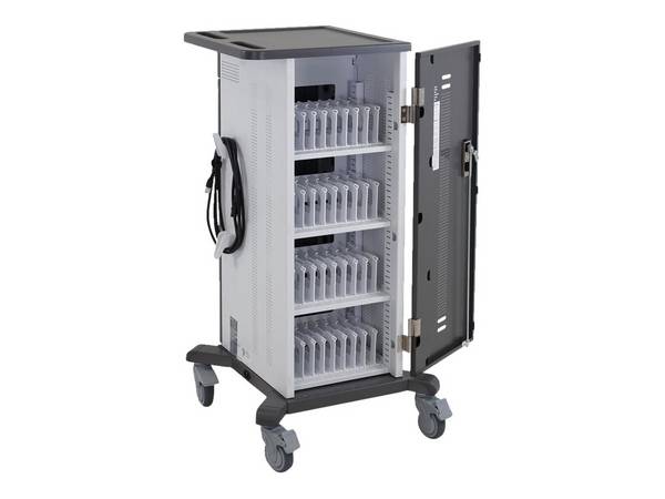 Carrello di ricarica Ergotron YES35 per un massimo di 35 tablet con tecnologia brevettata PowerShuttle
