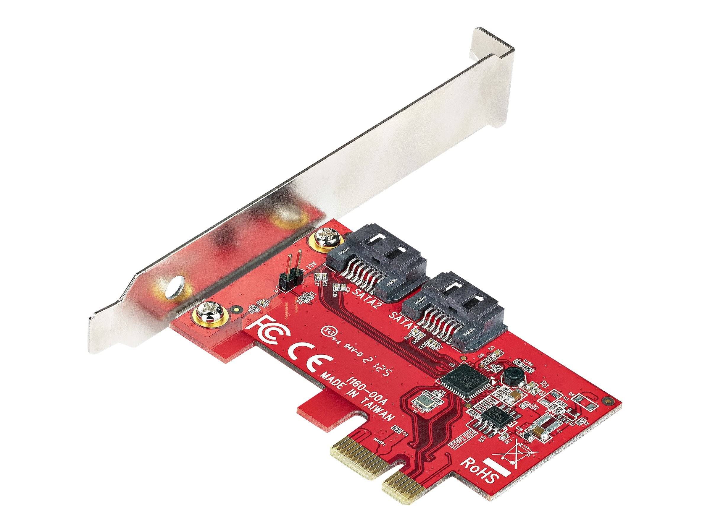 StarTech.com Scheda PCI Express SATA - Scheda Espansione PCIe SATA 2 Porte 6Gbps-0