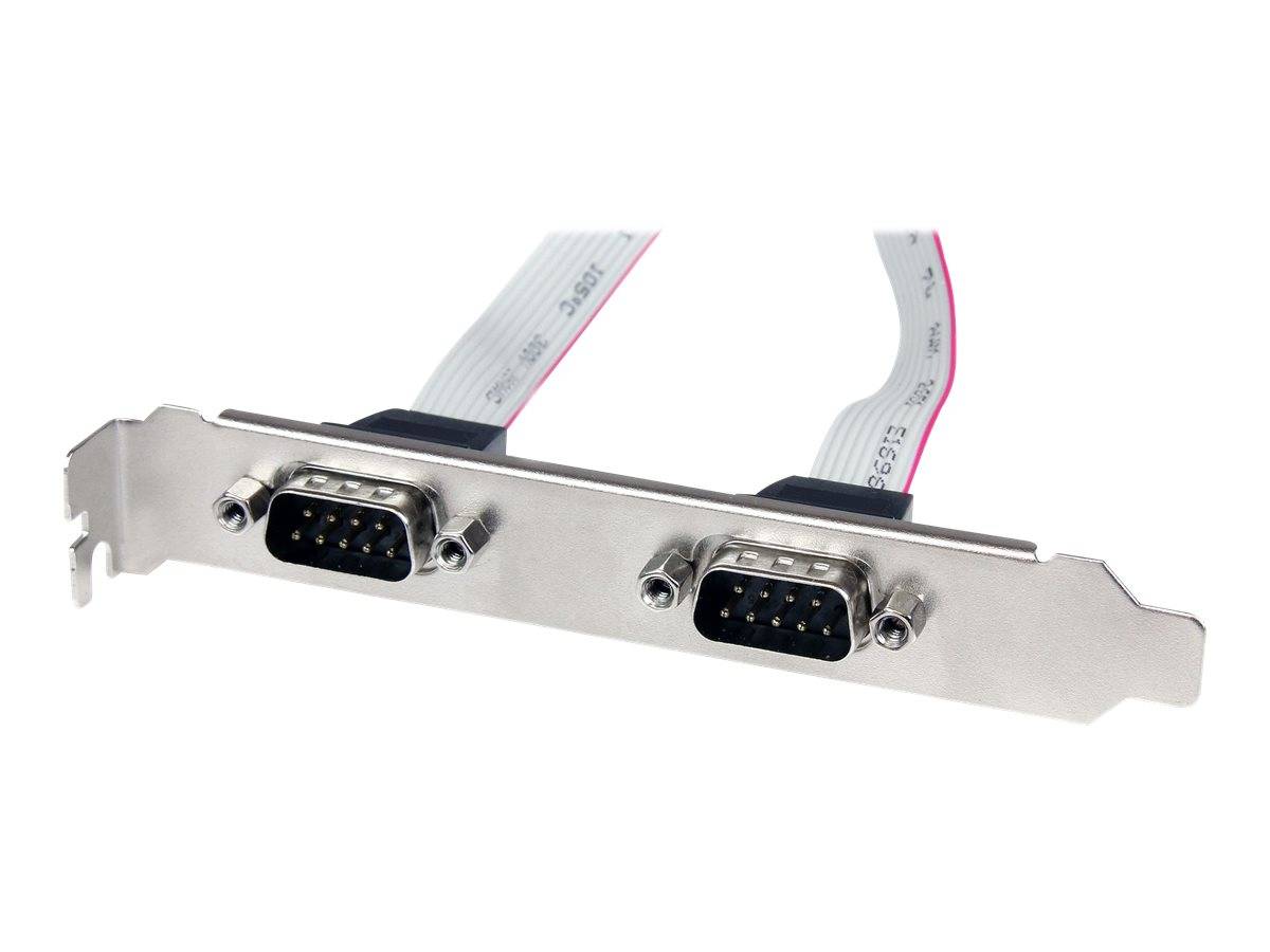 StarTech.com Staffa porta seriale DB9 16" a 2 porte a header a 10 pin-3