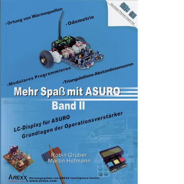 Kit accessori per robot - Libro Arexx Mehr Spaß mit ASURO, Band 2 Adatto per tipo (kit robot): ASURO - Kit accessori per robot - Libro Arexx Mehr Spaß mit ASURO, Band 2 Adatto per tipo (kit robot): ASURO -