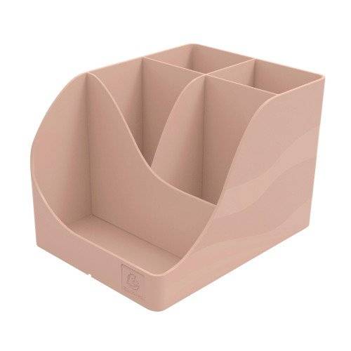 Portapenne Pen Wave Skandi Exacompta - 15,5x11,9x10,9 cm - 69531D (Nude)-0