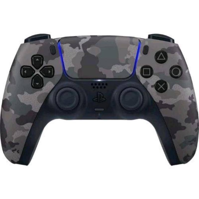 Sony ps5 dualsense v2 controller wireless grey camo camouflage-0