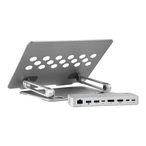 Kramer Electronics KDock-6 - Laptop-Ständer - Silber - Aluminium - 5000 Mbit/s - 100 W - 10 Gigabit Ethernet - 100 Gigab-3