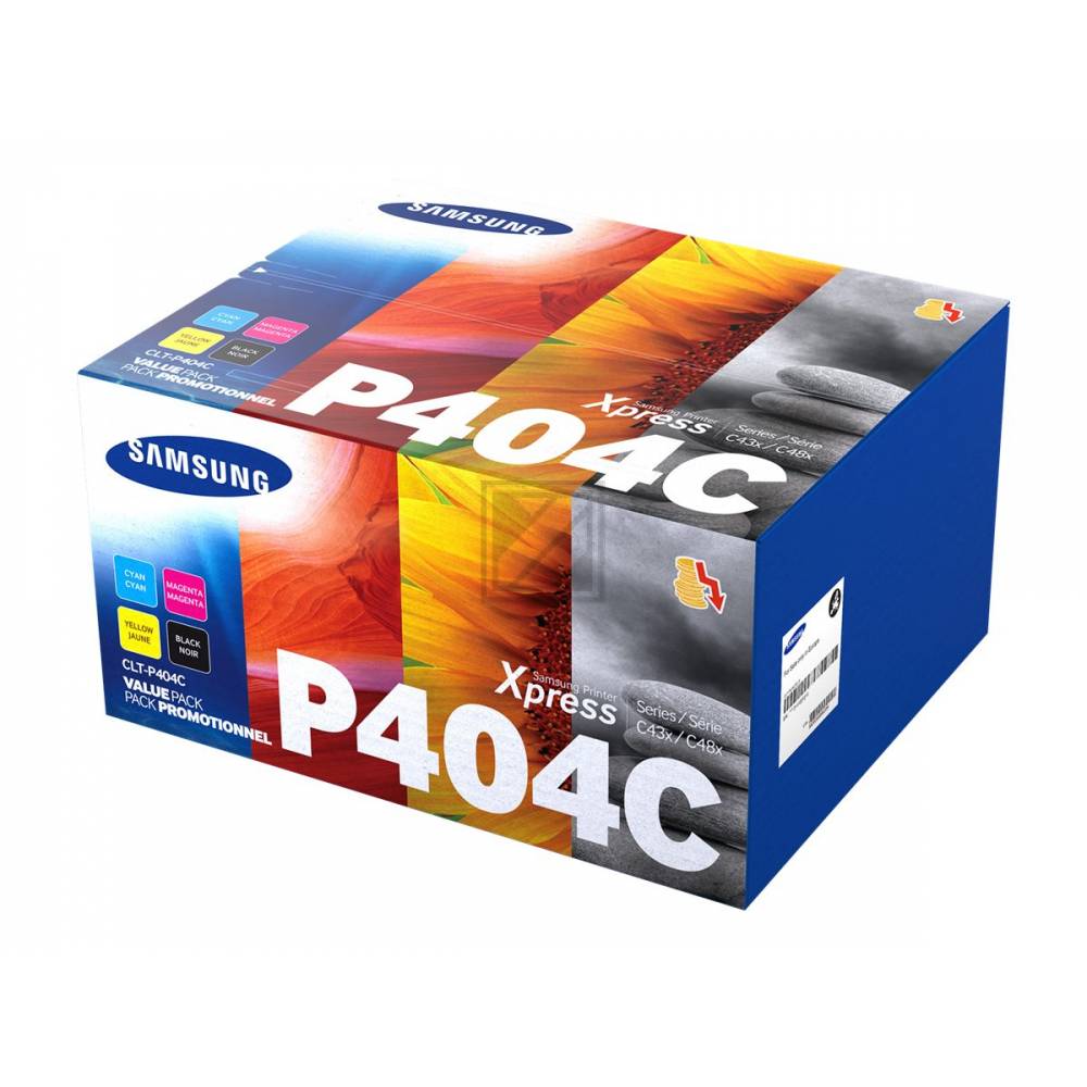 Samsung CLT-P404C-tonerpatroner i pakk-1