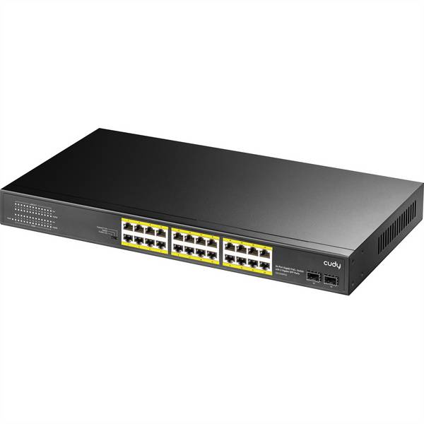 CUDY GS1028PS2 Switch 24 porte Gigabit PoE+ 2 porte SFP 300W