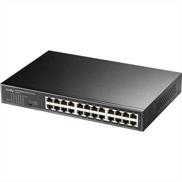 cudy GS1024 Cudy GS1024 switch di rete Gigabit Ethernet (10/100/1000) Nero Switch di rete